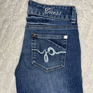 Guess Capri Jeans with bling